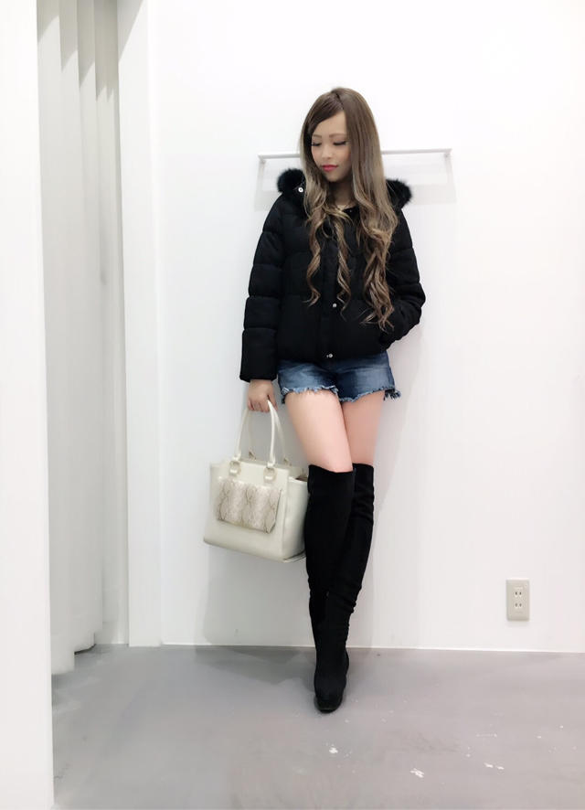 寒い日の味方!!中綿入りコート♡ハマり中の◯◯♡まみたす