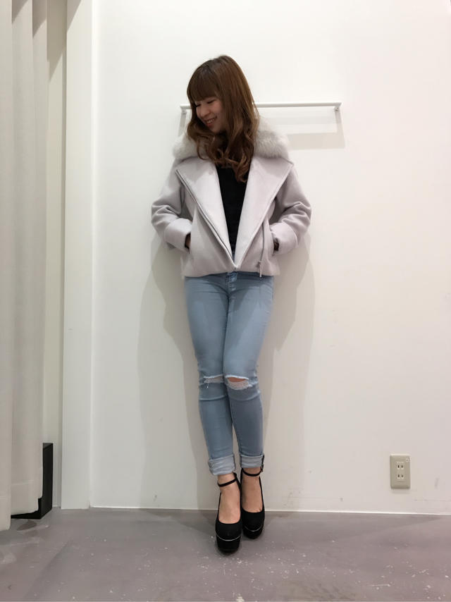 即購入♡新作ファー付きライダースジャケット♡まみたす