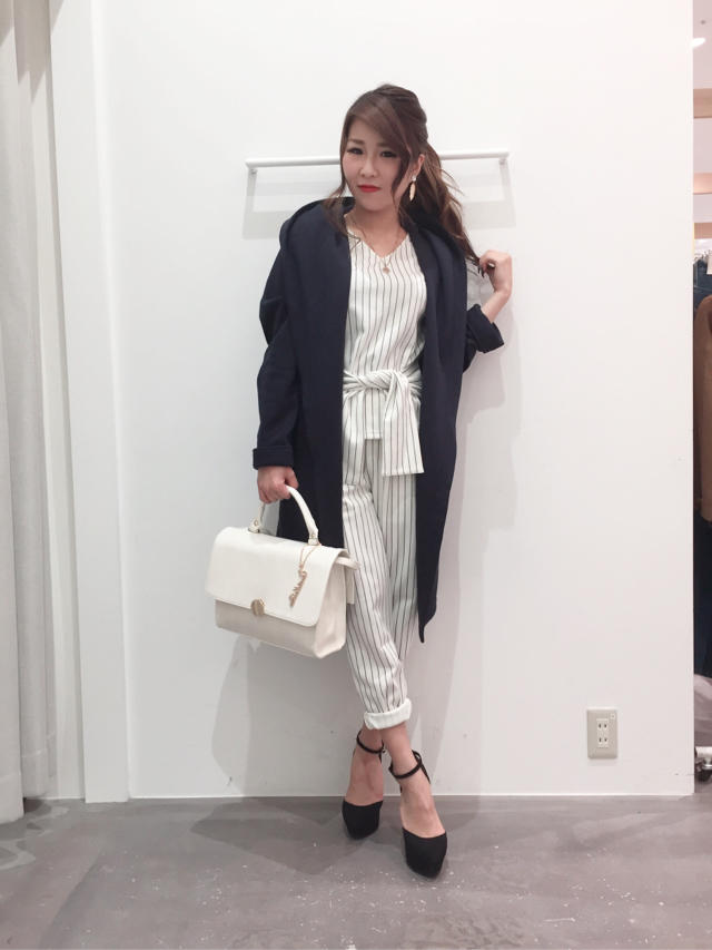 楽チンかつおしゃれ♡ストライプ柄セットアップ♡まみたす