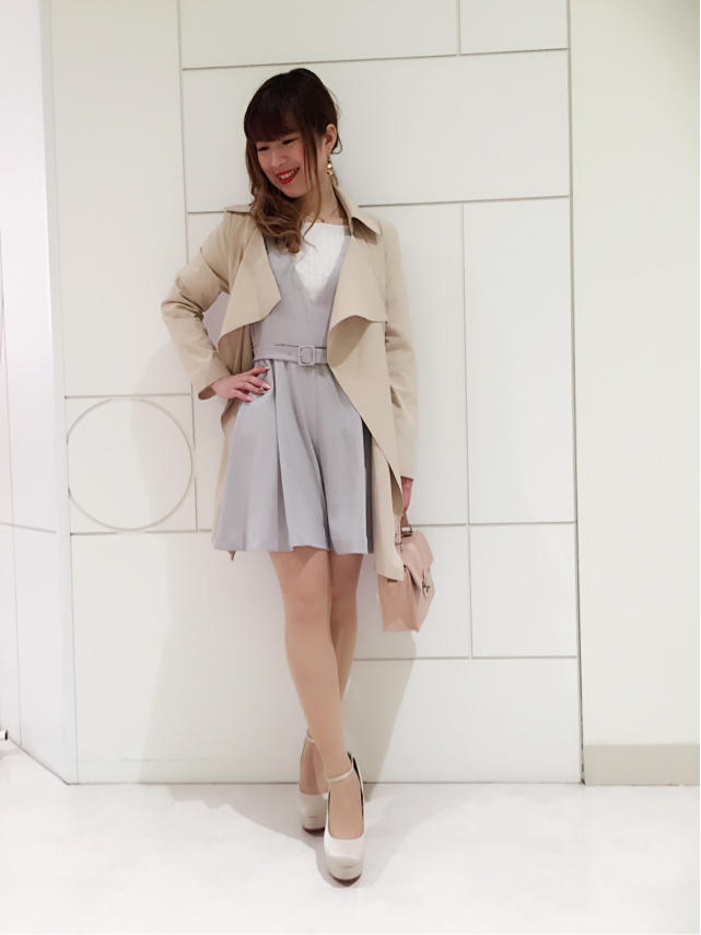 new arrival♡トレンド満載トッパー風トレンチコート♡店長とoff shot♡まみたす