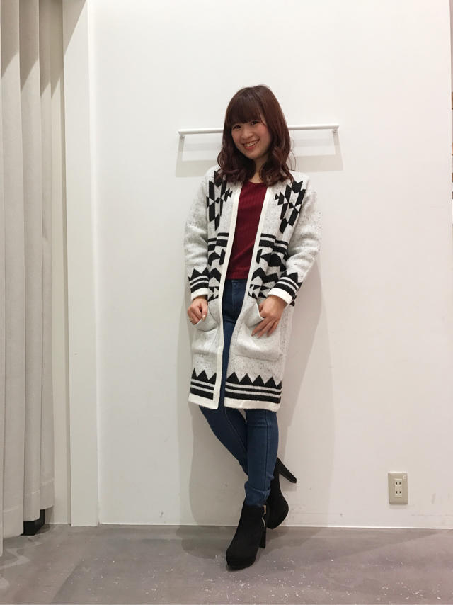 大人気！オルテガ柄ニットカーディガン♡まみたす