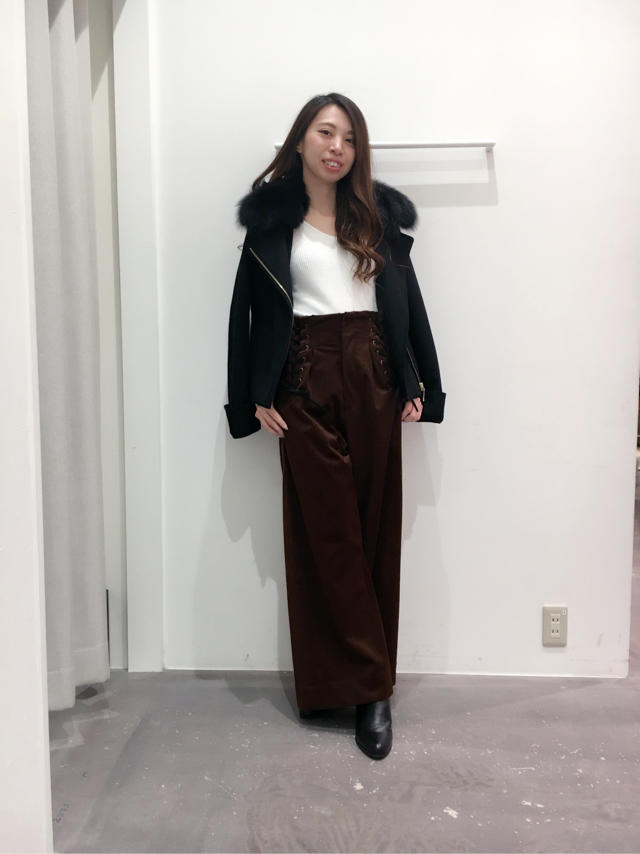 スタイルアップ間違いなし！！ハイウエストワイドパンツ♡よしみん