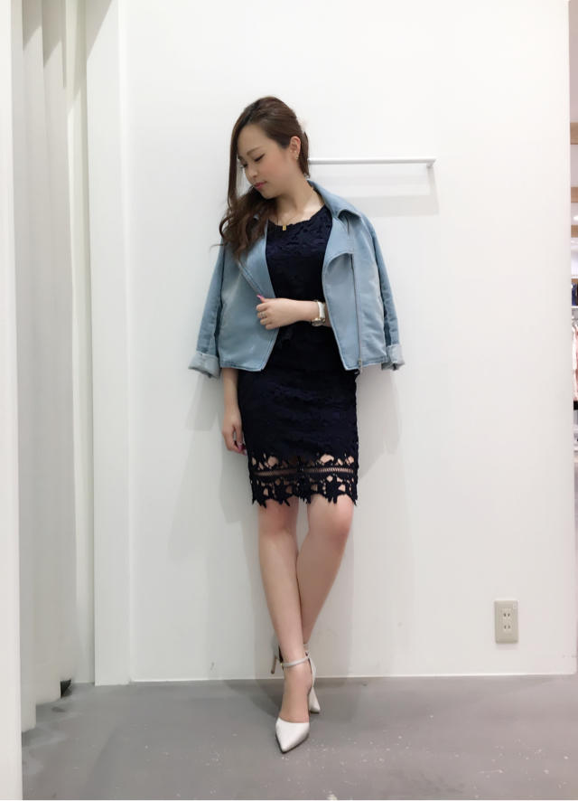 おでかけやデートにもぴったり♡レースセットアップ//ちーちゃん