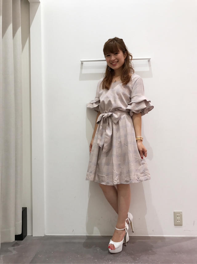 New Arrival♡トレンド満載チェック柄ワンピース♡まみたす
