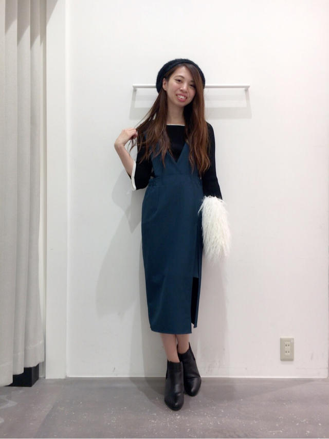 【昨日入荷！！】デザイン性高いインナーセットオーバースカート♡よしみん
