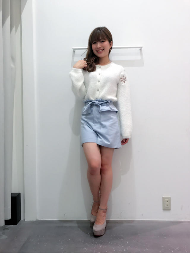 大人気シャギーニットを使ったフェミニンcode♡まみたす
