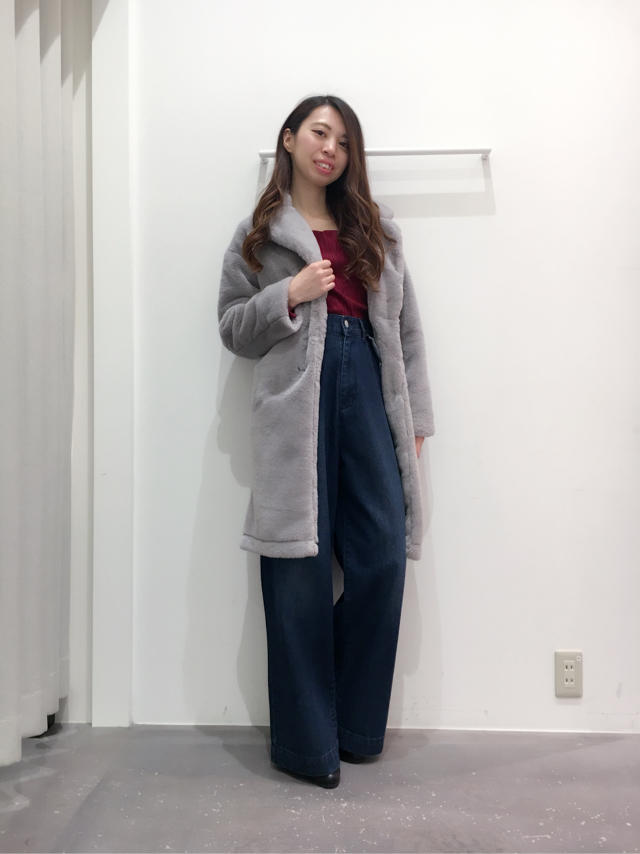 一気にトレンド感アップ！！ファーライクチェスターコート♡よしみん