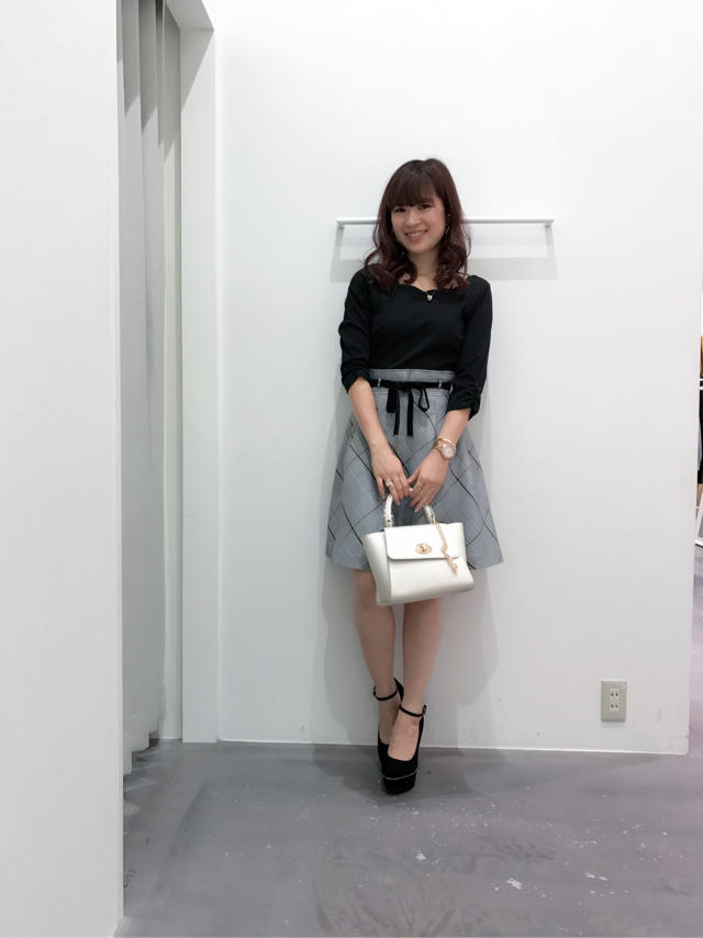 新作♡デートにもオススメ♡グレンチェック柄ワンピース♡まみたす