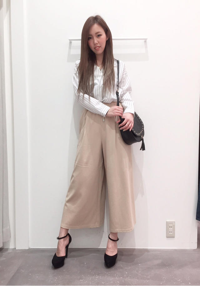 ♡スキッパーシャツ♡あんなコーデ♡あんなゆりこスタッフ休日shot