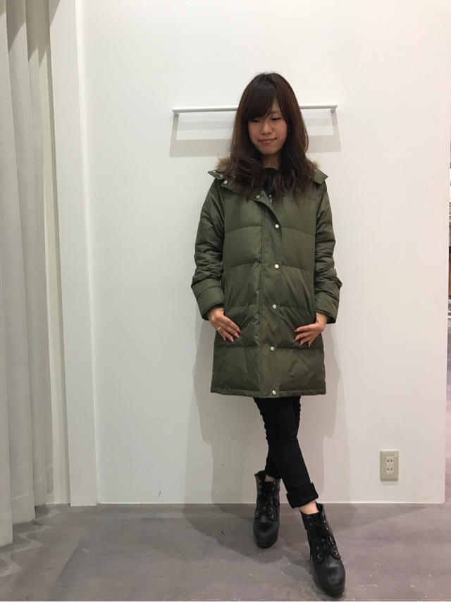 カジュアルスタイルにも使えるダウンコート♡私はついにゲットしました～♡♡しほみん