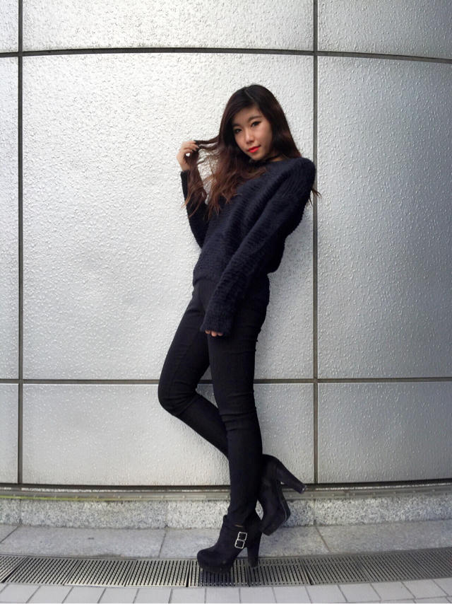 All Black☆オフショット ななみ