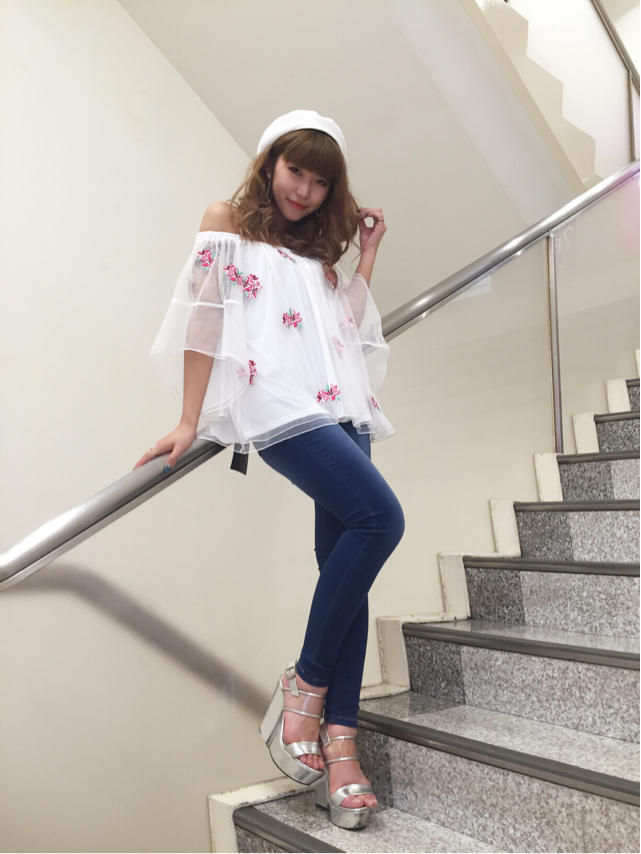 LOOK BOOK掲載☆シフォンtops   nanami