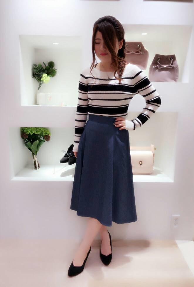 今季トレンド★マルチボーダーニット♡sindo