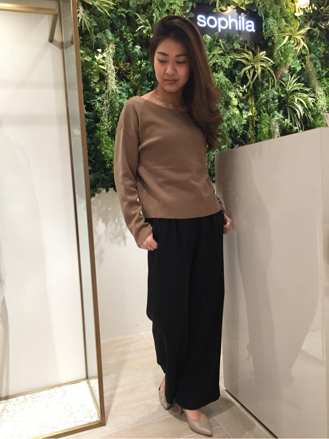 新作♡ボートネックニット