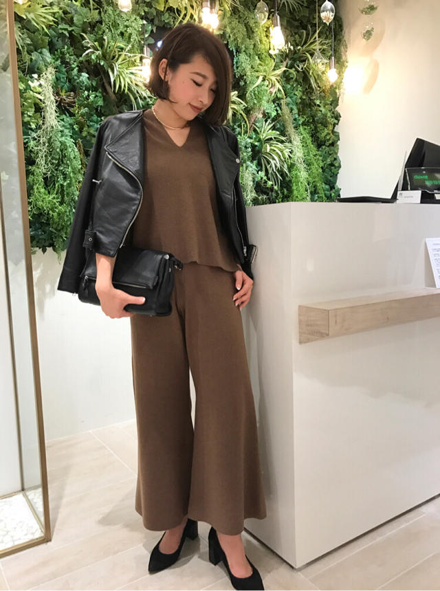ニットセットアップ♡