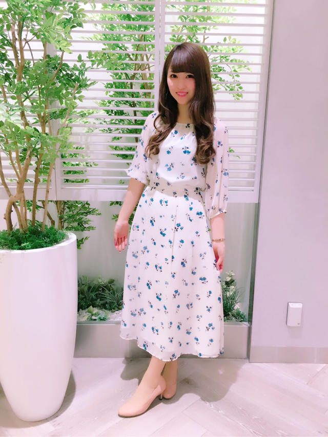 ♡CanCam掲載の花柄ブラウスをセットアップで着てみました♡ERI