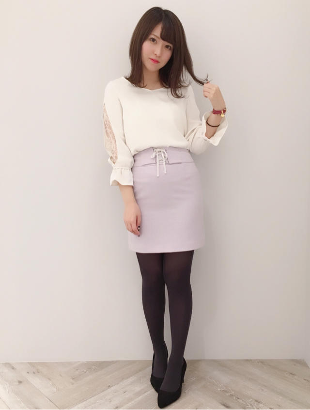 ♡１着は持ってたいレースアップスカート♡ERI