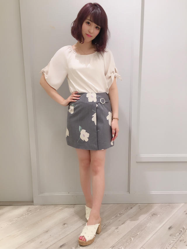 人気の台形スカートの着回しコーデ♡RIHO