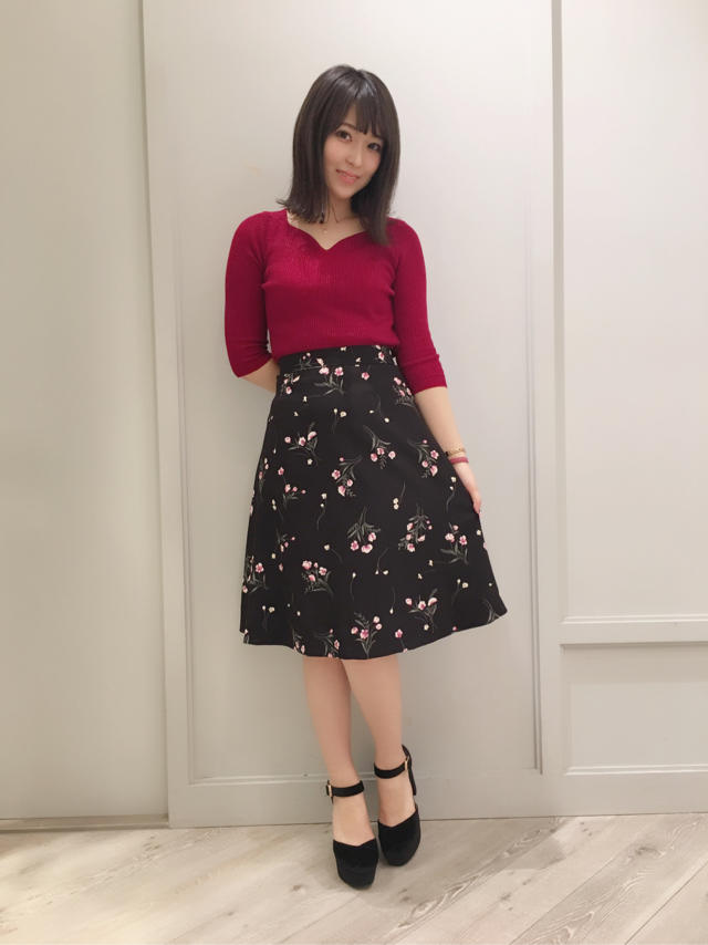 ニットなのにラメでオシャレ見え♡RIHO