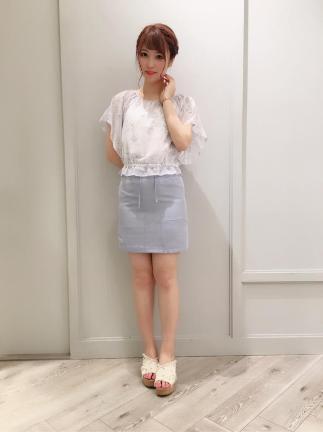 再入荷✩ペイズリー柄で爽やか夏気分♡RIHO