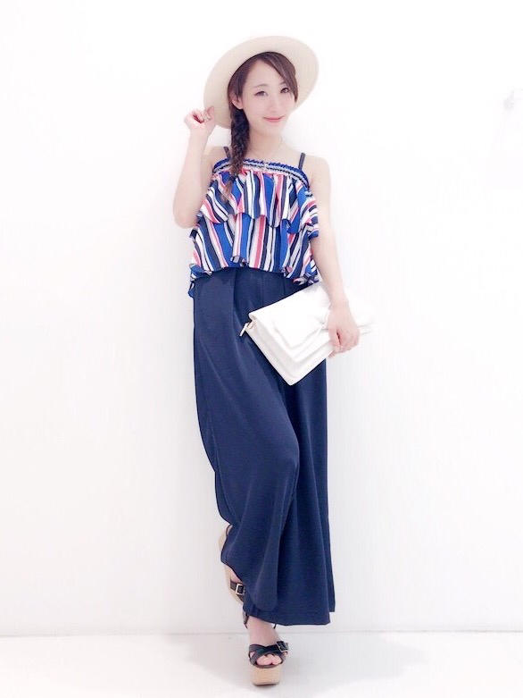 夏のトレンド！マルチストライプ柄♡yuko