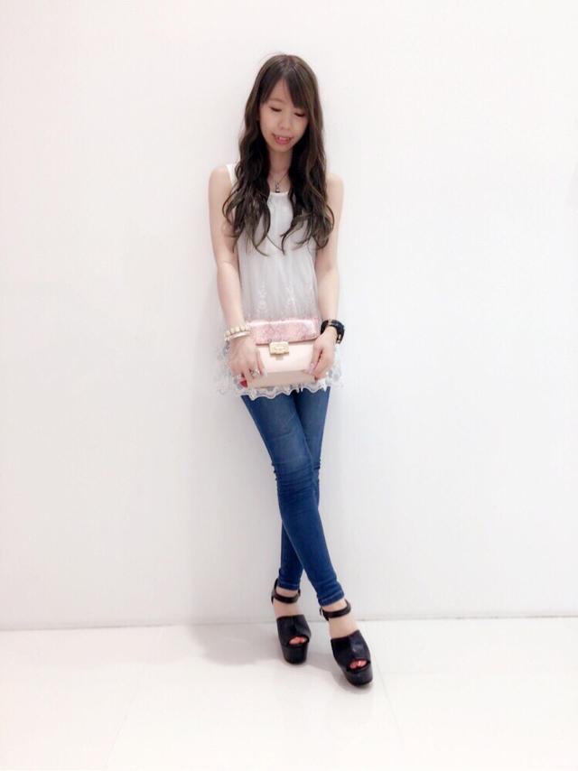チェーンMIXショルダーBAG♡mikako