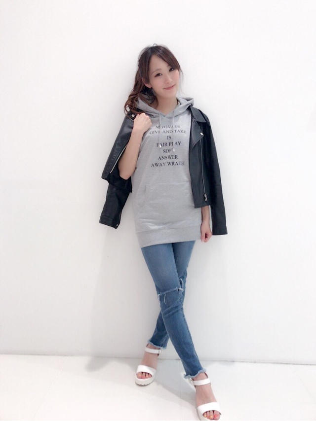 インナー付きノースリパーカー♡karen