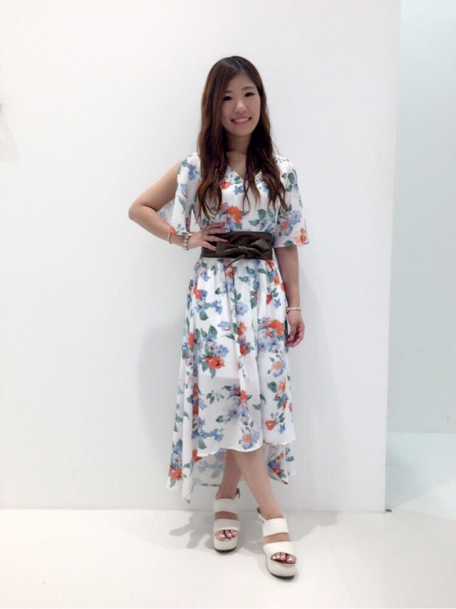 花柄ワンピース♡kaho