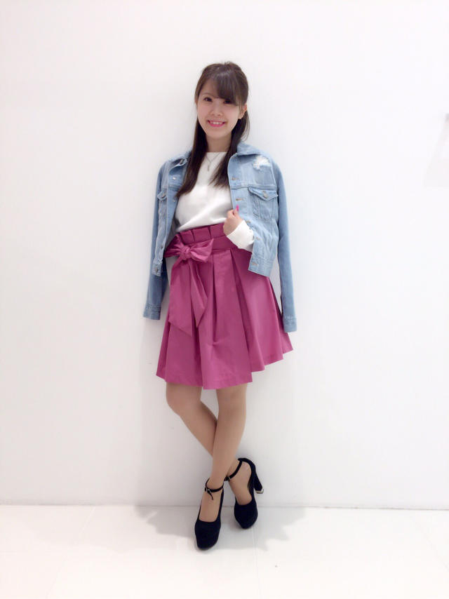 春のガーリーコーデ♡Haruka 