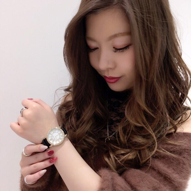 ラインストーン付き時計♡kaho