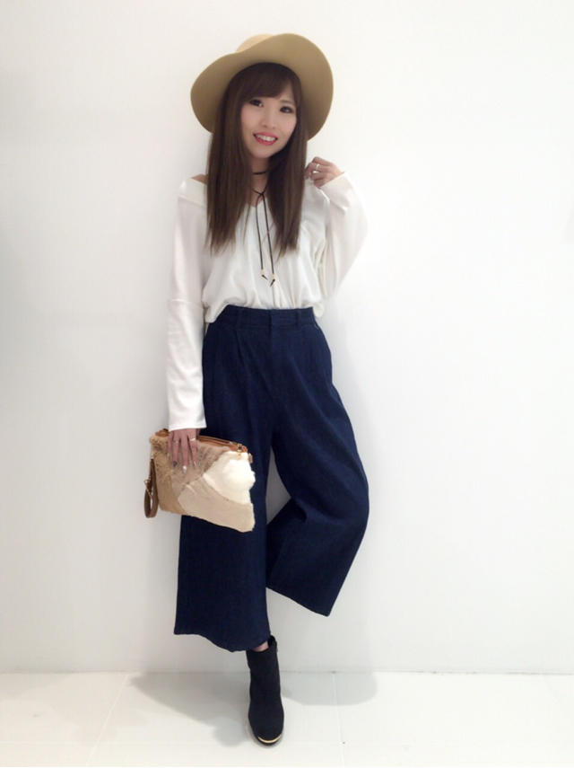 ★ルーズカット×ワイドパンツ★休日写メ♡yuko