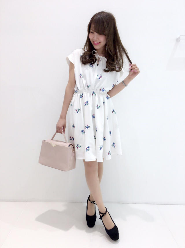 トレンドの花柄ワンピース♡Haruka
