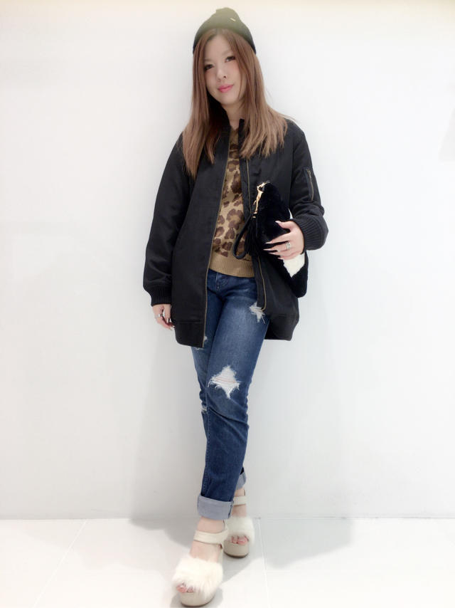 ヒョウ柄ニット♡ロングMA_1
