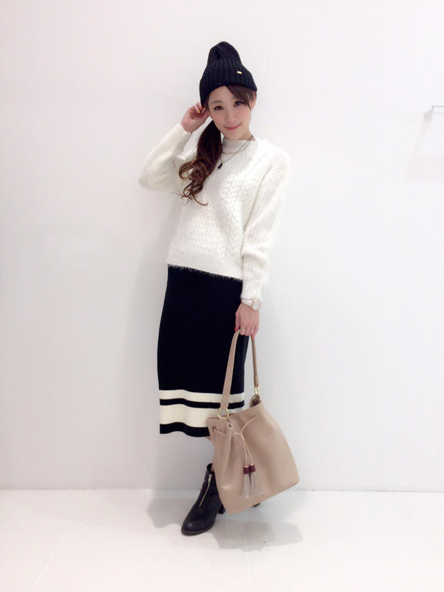 ニットトップス♡プライベートショット♡Haruka♡