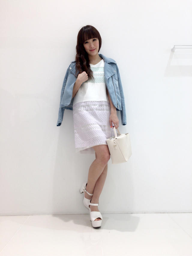 レース編みワンピース♡yuri 