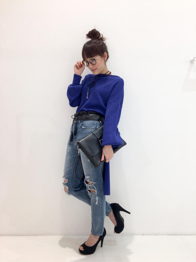 バックロングニット♡オフショット♡yuri