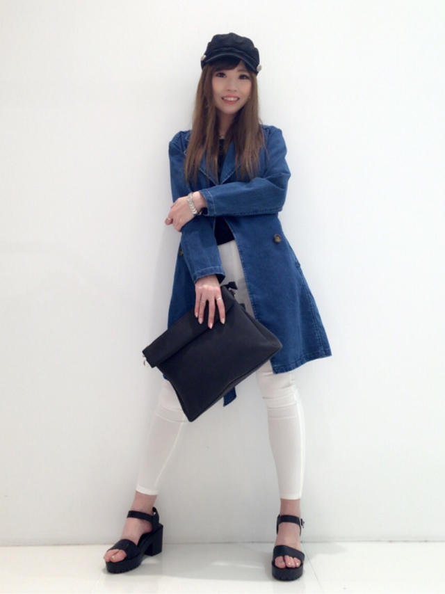 デニムトレンチが((((；ﾟДﾟ))))))) 美味しそうに見える...yuko