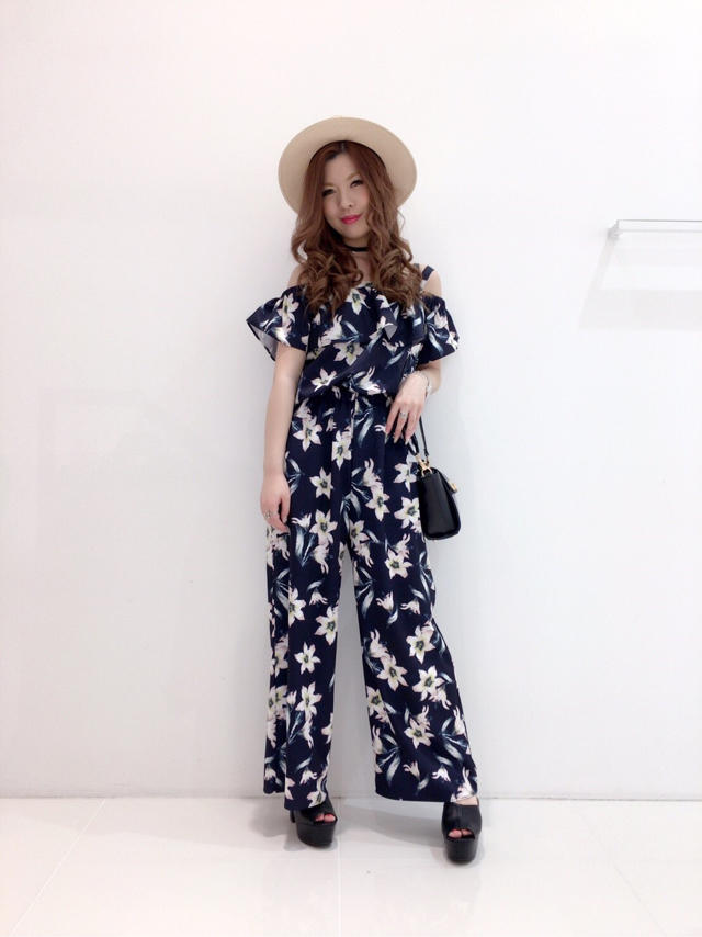 花柄オールインワン♡karen