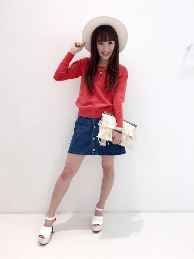 レースアップトップス♡Haruka