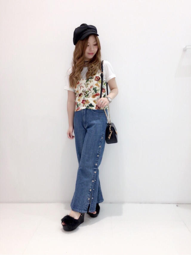 インナー付きベロアキャミソール♡kaho
