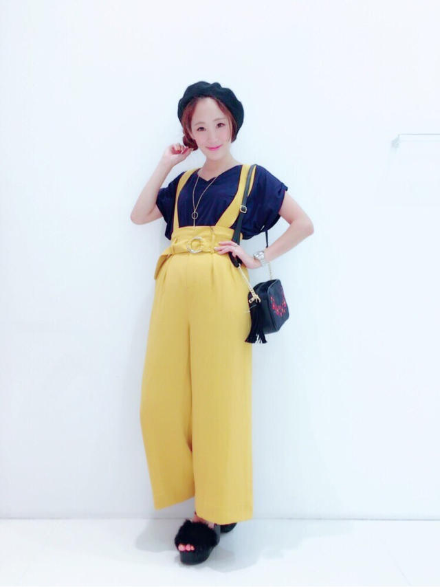 サス付きワイドパンツ♡kaho