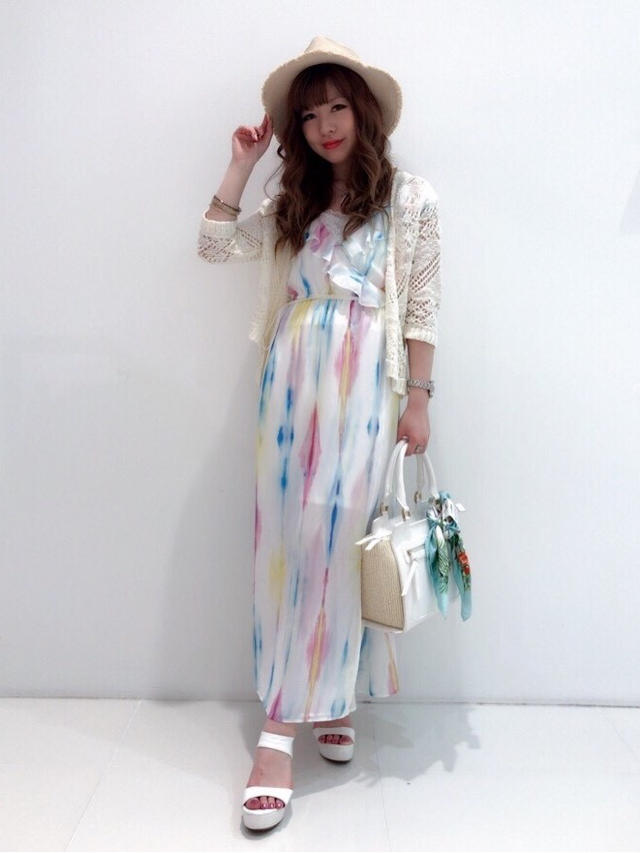 リゾートワンピにプラスα♡yuko