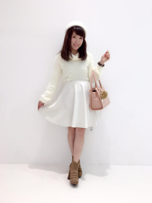パステルカラー！フェザーニット♡