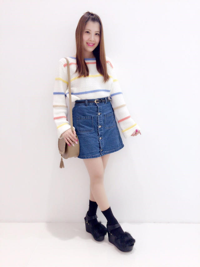 マルチカラーニット♡karen