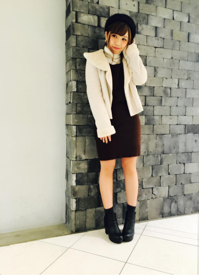♡ショート丈フェイクムートン♡MAIKA