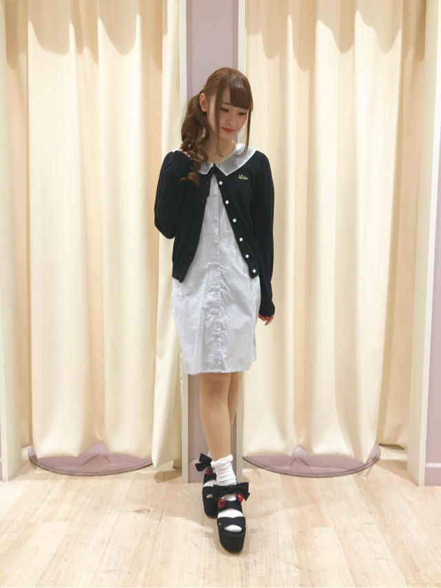 新宿ミロード店♡blue×blackの大人可愛いstyle♡