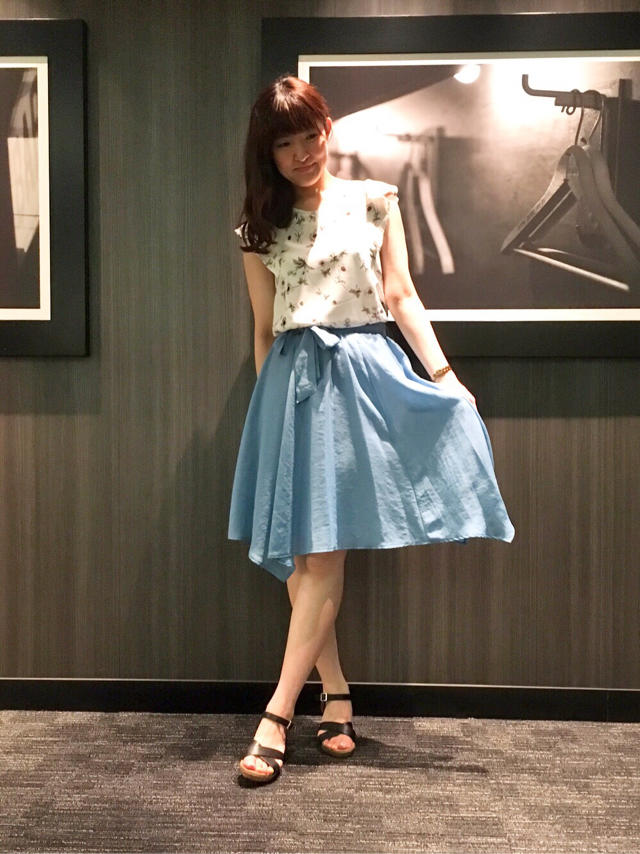 トレンド♡大人のイレヘム フレアスカート