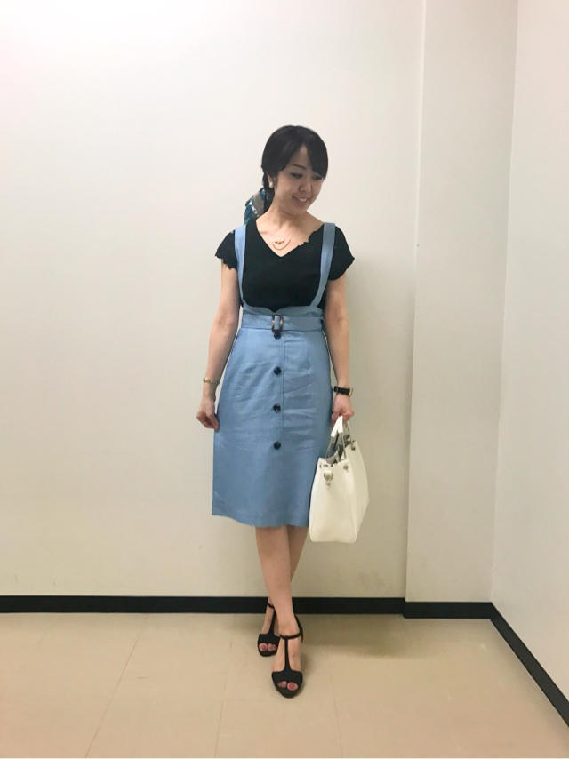 フロント釦サロペットに新色入荷♡♡