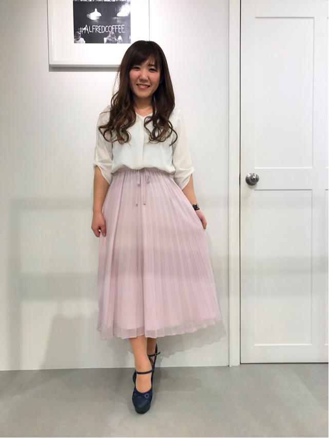 ひらっとワンピに惹かれる♡&はじめまして♪