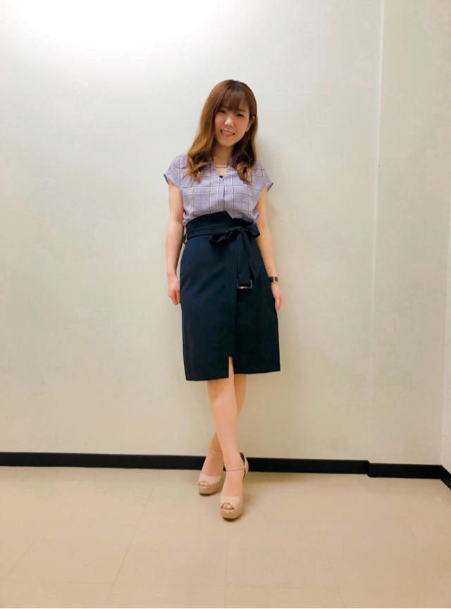 フロントパールが今年らしい♡大人ブラウス